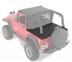 Soft Top, Tonneau Cover, Vinyl, Black Denim, Jeep, Each