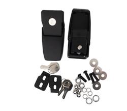 Hood Latches, Locking, Black, Jeep, JL, JT, Pair