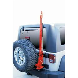 Jack Mount, High Lift, Steel, Black Powdercoated, Jeep, Each