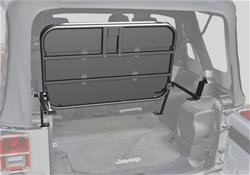 Storage Rack, Interior, Rear, Steel, Black Powdercoated, Jeep, Each