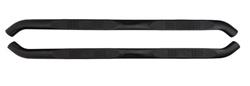 Step Bars, Wheel-to-Wheel, Steel, Textured Black Powdercoated, 3 in. Diameter, Jeep, Pair