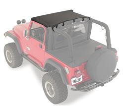 Soft Top, California Brief, Vinyl, Black, Jeep, Each