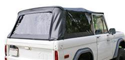 Soft Top, Replacement Top, Vinyl, Black, Tinted Windows, Ford, Bronco, Each