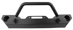 Bumpers, Rock Rage, Front, Textured Black, Jeep, Each