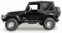 Soft Top, Replacement Top, Vinyl, Black Denim, Jeep, Each