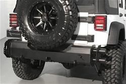 Bumpers, TrailRam, Rear, Textured Black, Jeep, Each