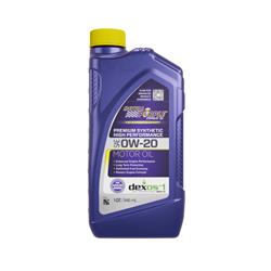 Engine Oil, Synthetic, 0W20, 1 qt., Each