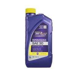 Engine Oil, Heavy Duty, Synthetic, 30W, Quart, Each