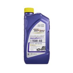 Engine Oil, Duralec Super, Synthetic, 15W40, Quart, Each