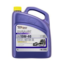 Engine Oil, Duralec Super, Synthetic, 15W40, Gallon, Each