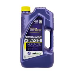 Engine Oil, Synthetic, 5W30, 5 qts., Each