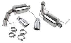 Exhaust System, Axle-Back, Stainless Steel, Polished Tip, Ford, 5.0L, Kit