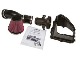 Air Intake, Cold Air, Red Filter, Black Polyethylene Tube, Ford, 6.2L, Kit