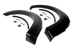 Fender Flares, F-150 Fender Flare Kits, Front, Dura-Flex Thermoplastic, Flat Black, Ford, Pair