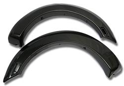 Fender Flares, Front and Rear, Dura-Flex Thermoplastic, Magnetic Metallic, Ford, Pair