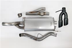 Exhaust System, Active, Cat-back, Stainless, Natural/Black, Side Exit, Ford, F-150, 5.0L, Kit