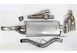 Exhaust System, Active, Cat-back, Stainless, Natural/Polished, Side Exit, Ford, F-150, 5.0L, Kit