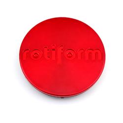 ROTIFORM 2.36" SNAP IN CAP-CANDY RED/RED