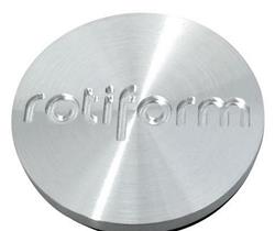 ROTIFORM 2.36" FLAT O-RING CAP-BRUSHED