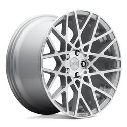 There's no easy way to describe the mesh-type spokes on Rotiform R110 BLQ silver machined wheels, except...