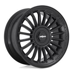 Wheels, R161 BUC-M Series, Aluminum, Matte Black Finish, 19 in. x 8.5 in., 5 x 100mm/112mm Bolt Circle, 6.52 in. Backspace, Each