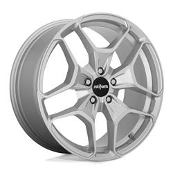 Wheels, R173 HUR Series, Aluminum, Silver Machined Finish, 19 in. x 8.5 in., 5 x 112mm Bolt Circle, 6.52 in. Backspace, Each