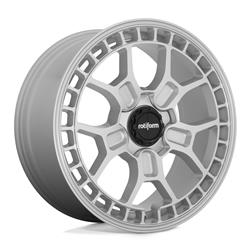 Rotiform R182 ZMO-M wheels feature five split-spokes with large decorative notches, a branded center...