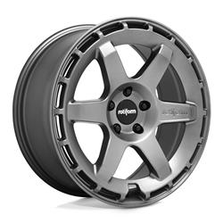 Wheels, R185 KB1 Series, Aluminum, Matte Anthracite Finish, 19 in. x 8.5 in., 5 x 120mm Bolt Circle, 6.13 in. Backspace, Each