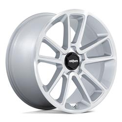 Wheels, R192 BTL Series, Aluminum, Gloss Silver Finish, Machined Face, 21 in. x 10.5 in., 5 x 112mm Bolt Circle, 7.25 in. Backspace, Each