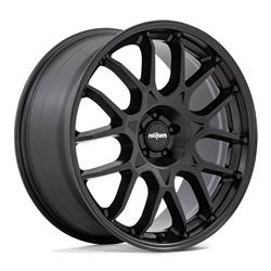 Wheels, R195 ZWS Series, Aluminum, Matte Black Finish, 21 in. x 11 in., 5 x 112mm Bolt Circle, 7.10 in. Backspace, Each