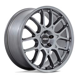 Wheels, R196 ZWS Series, Aluminum, Gloss Anthracite Finish, 21 in. x 10.5 in., 5 x 112mm Bolt Circle, 6.93 in. Backspace, Each