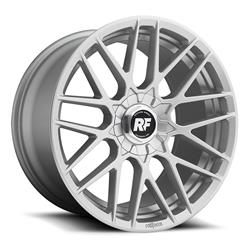 Wheels, R140 RSE Series, Aluminum, Gloss Silver Finish, 18 in. x 8.5 in., 5 x 108mm/4.25 in. Bolt Circle, 6.52 in. Backspace, Each