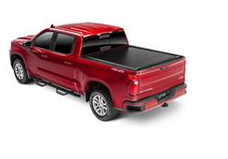 Tonneau Cover, One MX, Retractable Tonneau, Manual, Permanently Attached, Polycarbonate, Black, Chevy, GMC, 6.5 ft. Truck Bed Length, Each