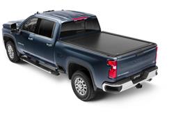 Tonneau Cover, One MX, Retractable Tonneau, Manual, Permanently Attached, Polycarbonate, Black, Chevy, GMC, 6.75 ft. Truck Bed Length, Each