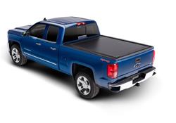 Tonneau Cover, One MX, Hard Style, Retractable, Polycarbonate, Black Matte, Chevrolet, GMC, 6.75 ft. Truck Bed Length, Each