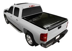 Tonneau Cover, Retrax Pro MX, Retractable, Manual, Aluminum, Matte Black, Chevy, GMC, 5 ft. Truck Bed Length, Each