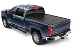 Tonneau Cover, Pro MX, Retractable, Electric, Aluminum, Matte Black, Chevrolet, GMC, 8 ft. Truck Bed Length, Each