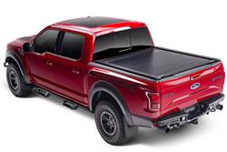 Tonneau Cover, One XR, Retractable, Hard Style, Polycarbonate, Black Matte, Fits with Cargo Channel System, Toyota, 5.5 ft. Truck Bed Length, Each