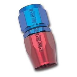 Fitting, Hose End, Full Flow, Straight, -12 AN Hose to Female -12 AN, Aluminum, Red/Blue, Each