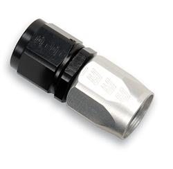 Fitting, Hose End, Full Flow, Straight, -16 AN Hose to Female -16 AN, Aluminum, Black/Silver, Each