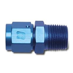 Fitting, Adapter, AN to NPT, Straight, Aluminum, Blue Anodized, -3 AN, 1/8 in. NPT, Each