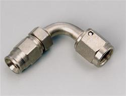 Fitting, Hose End, Brake, 90 Degree, -3 AN Hose to Female -3 AN, 360 Degree, Steel, EnduraShine, Each