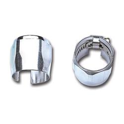 Hose Clamp, Tube Seal, Stainless Steel/Aluminum, Natural/Chrome, .313 in. Maximum Diameter, Each