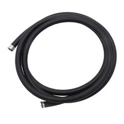 Hose, ProClassic II, Braided Nylon, Synthetic Rubber, Black, -4 AN, 3 ft. Length, Each