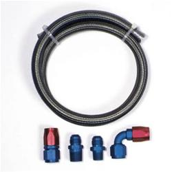 Fuel Line, Fuel Pump to Carb Kit, GM with Quad, 1974 and Later, 2 1/2" Long