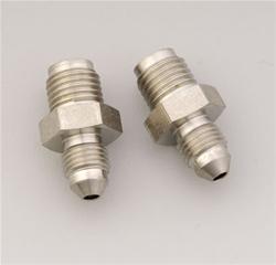 Fittings, Brake Adapter, -3 AN to 7/16-20 in. Inverted Flare Male, Steel, EnduraShine, Pair