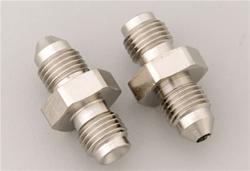 Fittings, Brake, Steel, EnduraShine, Male -3 AN to Male 3/8 x 24 Thread, Pair