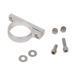 Fuel Filter Bracket; ProFilter Clamp; Clear Anodized; 2 in. I.D.; For Use w/8.25 in. And 12 in. ProFilter