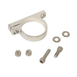 Fuel Filter Bracket; ProFilter Clamp; Clear Anodized; 2.125 in. I.D.; For Use w/6 in. ProFilter