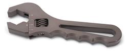 Wrench, AN, Adjustable, Aluminum, Black Anodized, V-Jaws, Each